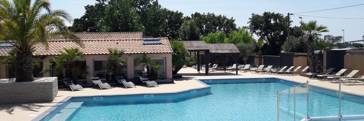 La piscine d'un camping