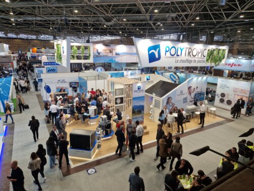 Le stand de Polytropic au salon PISCINE GLOBAL EUROPE