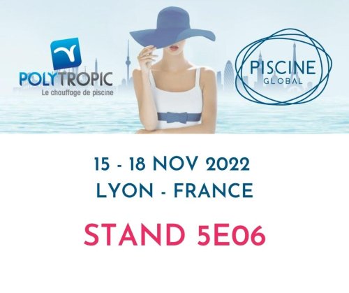 Numéro de stand de Polytropic au salon Piscine Global