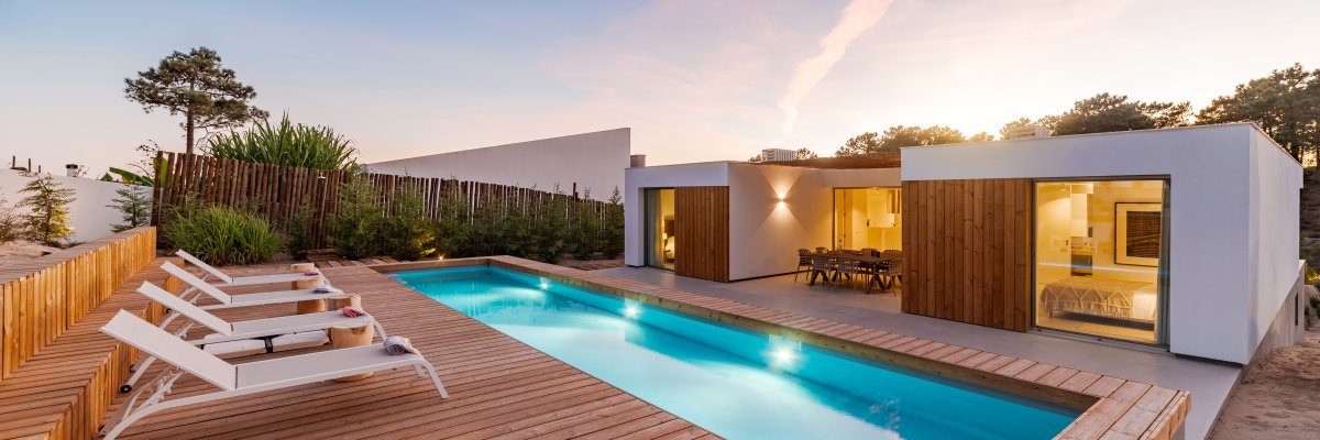 Piscine en bois